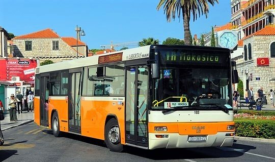 Transport public à Dubrovnik