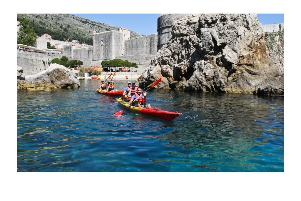 Kayak en mer Dubrovnik